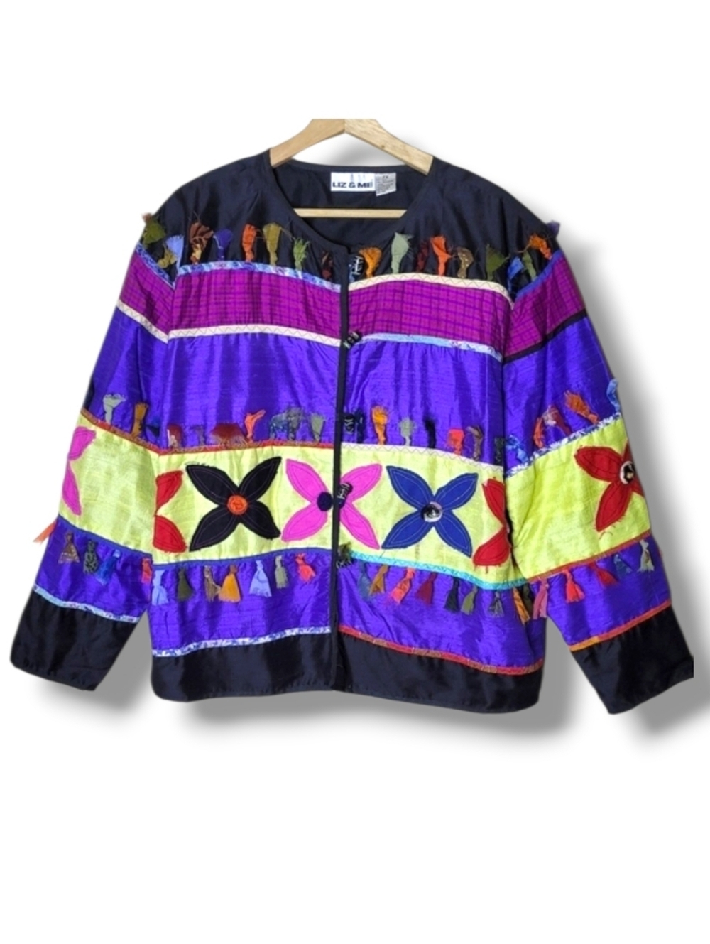 Liz & Me Vintage 90s Lightweight Button Front Jacket Size 2X